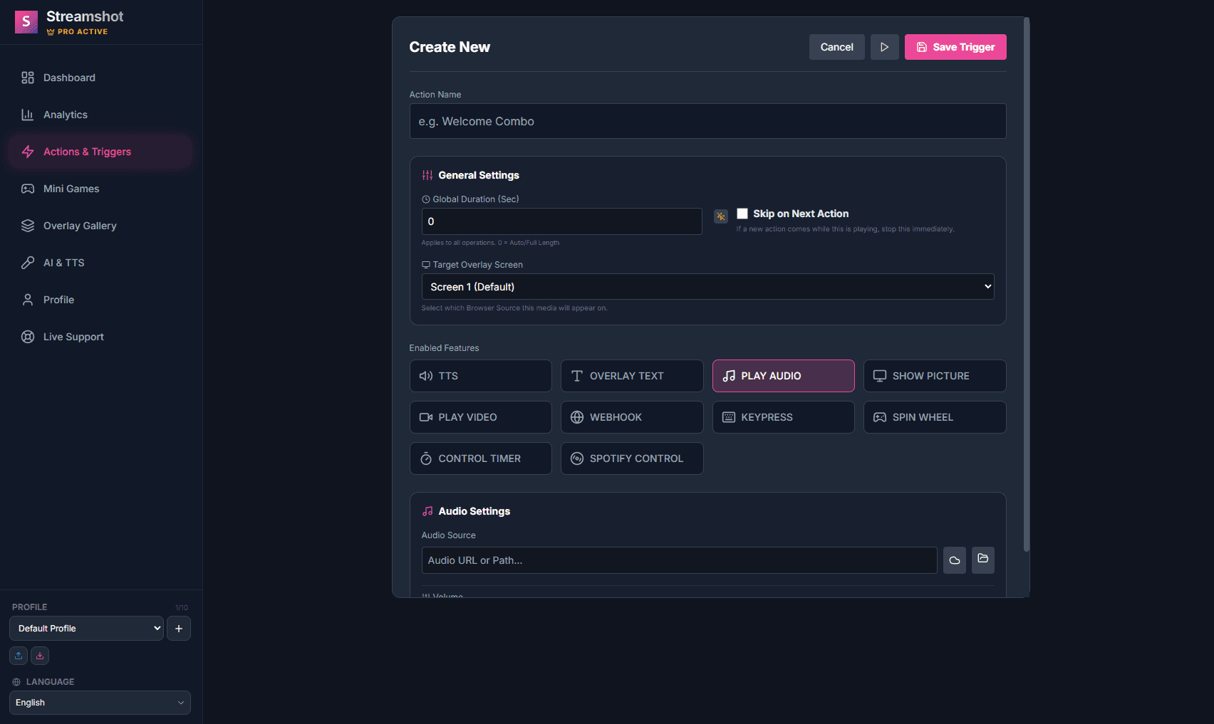 Streamshot App Preview 5