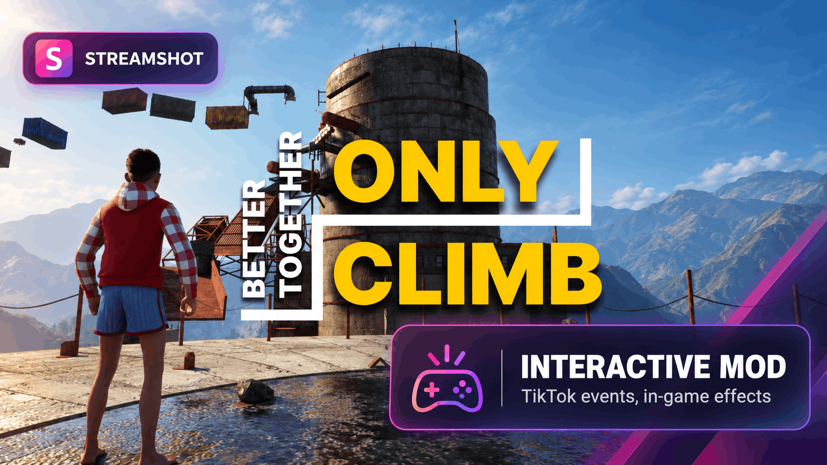 Only Climb: Better Together mit dem interaktiven Streamshot-Mod